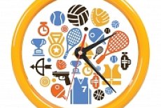 Настенные часы с логотипом