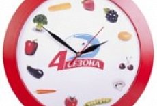 Настенные часы с логотипом