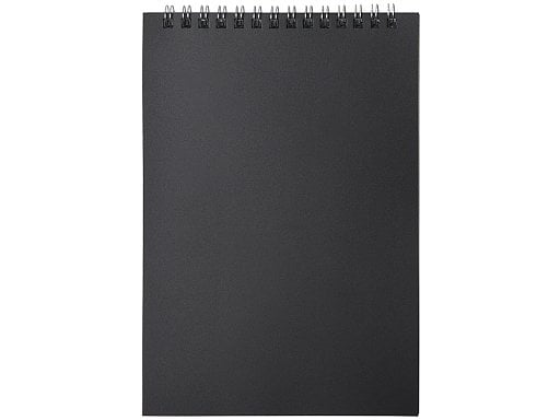 Блокнот на пружине в пластиковой обложке А5