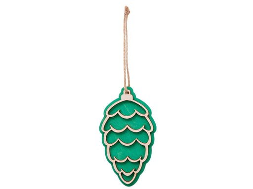 Деревянная подвеска на елку «Cedar»