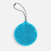 Пешеходный светоотражатель с цепочкой Круг