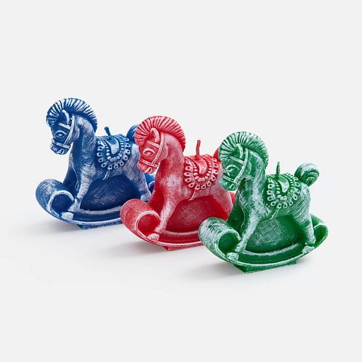 Свеча фигурная Лошадка-качалка