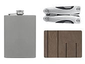 Набор с мультитулом и фляжкой Путешественник 2.0