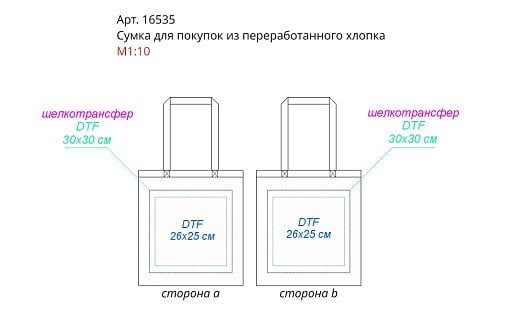 Сумка для покупок Cottonica Recycle