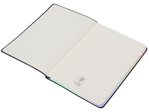 Блокнот А5 в гибкой обложке Fellini с голографическим срезом