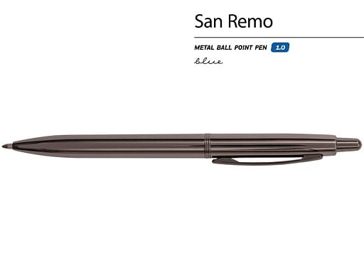 Ручка металлическая шариковая San Remo
