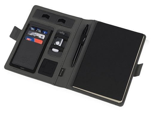 Органайзер с беспроводной зарядкой 5000 mAh Powernote