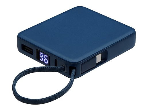 Внешний аккумулятор со встроенным кабелем USB-C Дэнси, 5000 мАч