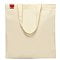 Сумка для покупок IVORY 325 г/м2 с PU нашивкой