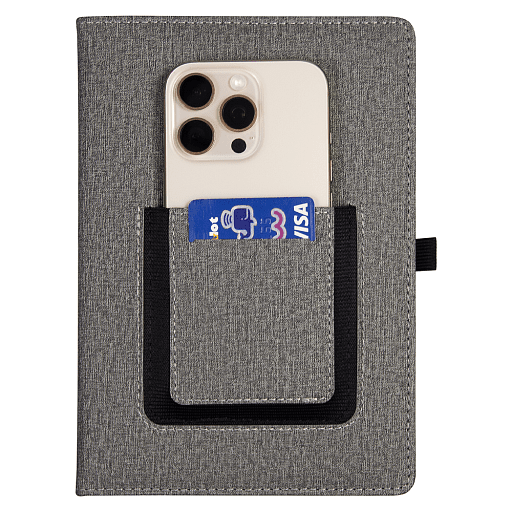 Ежедневник Smart Wallet Cambric A5, недатированный, в твердой обложке с поролоном