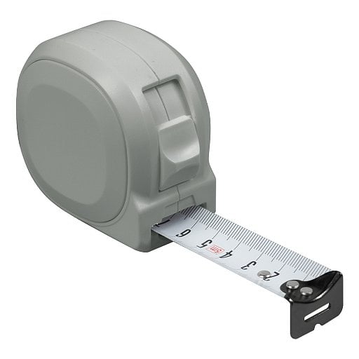 Рулетка Tools Standart, 5 м, пластиковая, с ремешком