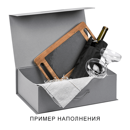 Подарочная коробка, размер 39*26,3*11 см, Solution Prestige Big Case Soft с магнитным клапаном и ручкой
