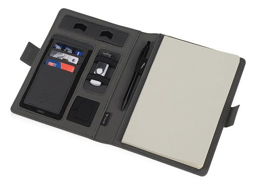 Органайзер с беспроводной зарядкой 5000 mAh Powernote