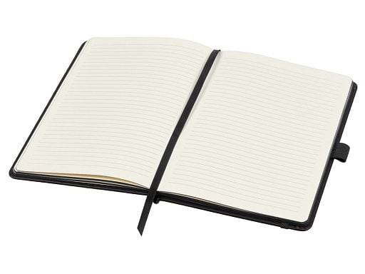 Блокнот ColorNote Black, твердая обложка A5, 80 листов