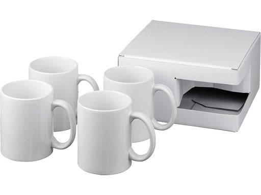 Набор из 4 керамических кружек