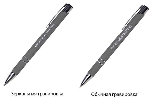 Ручка шариковая Legend Soft Touch Mirror Silver Requis