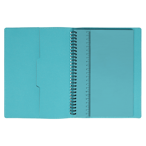 Ежедневник Flexy Verde Sivilia B5 на пружине, недатированный, в гибкой обложке