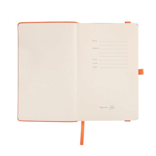 Бизнес-блокнот GRACY на резинке, формат А5, в линейку