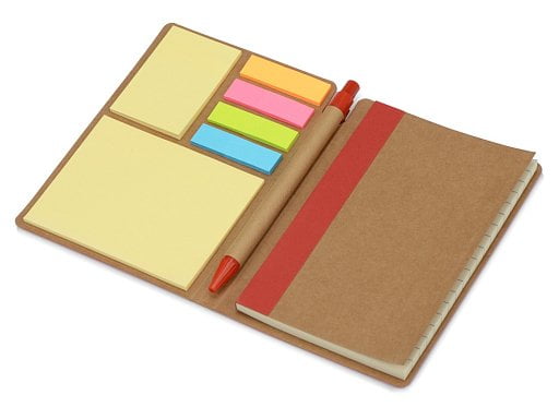 Набор стикеров «Write and stick» с ручкой и блокнотом