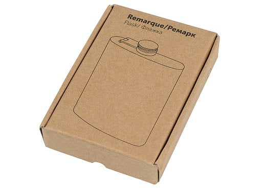 Фляжка 240 мл Remarque soft touch, 304 сталь