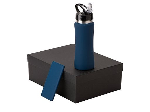 Подарочный набор с бутылкой для воды и повербанком С1, 5000 mAh