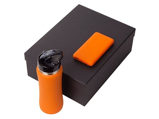 Подарочный набор с бутылкой для воды и повербанком С2, 10000 mAh