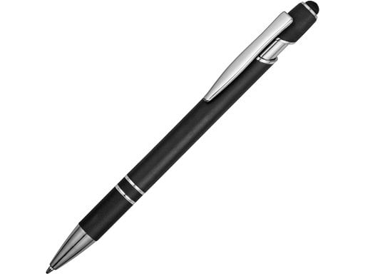 Ручка металлическая soft-touch шариковая со стилусом Sway
