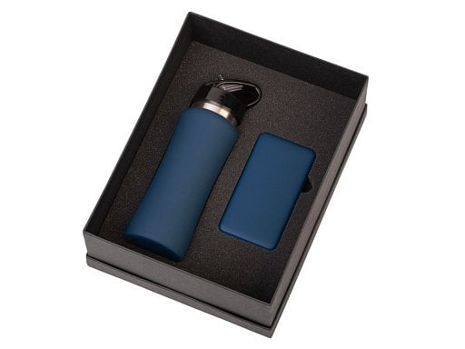 Подарочный набор с бутылкой для воды и повербанком С1, 5000 mAh