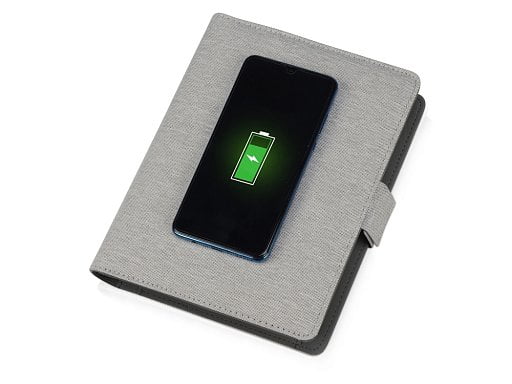 Органайзер с беспроводной зарядкой 5000 mAh Powernote