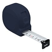 Рулетка Tools Standart, 5 м, пластиковая, с ремешком