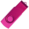 Флеш накопитель USB 2.0 Twister Assembly 16GB, пластик Софт Тач/металл