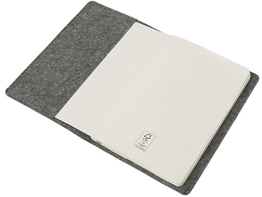 Двустороннее портфолио из рпет-фетра и искусственной кожи Felt