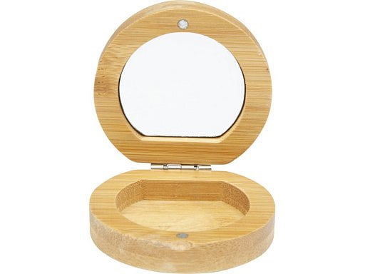 Карманное зеркало в бамбуковой раме Afrodit