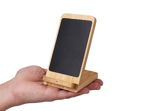 Беспроводное зарядное устройство 2-в-1 с подсветкой лого Reedia S4