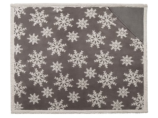 Плед Snowflake новогодний