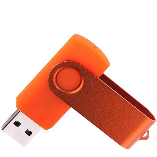 Флеш накопитель Twister 64GB, пластик Софт Тач/металл