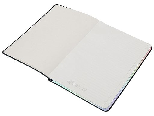 Блокнот А5 в гибкой обложке Fellini с голографическим срезом