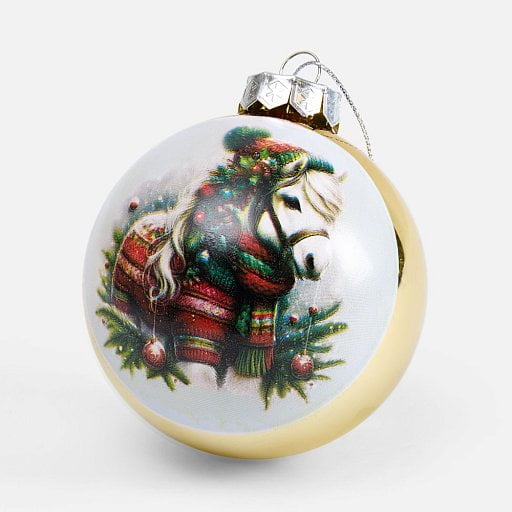 Елочный шар Finery Gloss