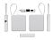 Внешний аккумулятор со встроенным кабелем USB-C Дэнси, 5000 мАч