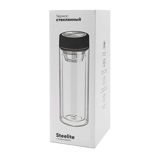 Термос стеклянный с инфьюзером Steelite
