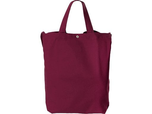 Сумка Helfer из хлопка на кнопке с регулирующейся лямкой