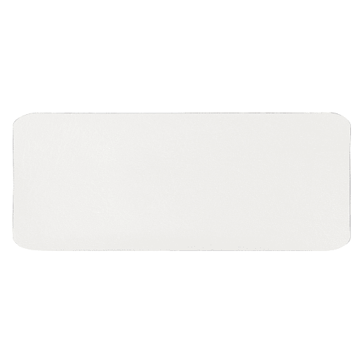Шеврон Rectangle Cowhide размер 50*20 мм, со скругленными углами