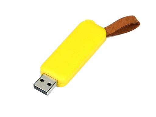 USB-флешка промо прямоугольной формы, выдвижной механизм