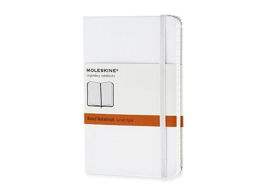 Записная книжка Moleskine Classic (в линейку) в твердой обложке, Pocket (9x14см)