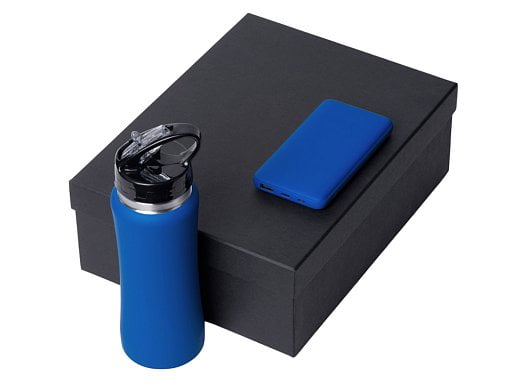 Подарочный набор с бутылкой для воды и повербанком С2, 10000 mAh