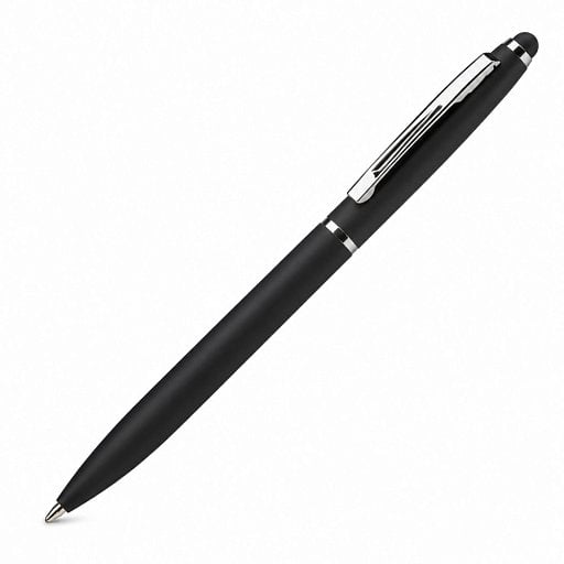 Ручка металлическая шариковая Глори Софт soft-touch
