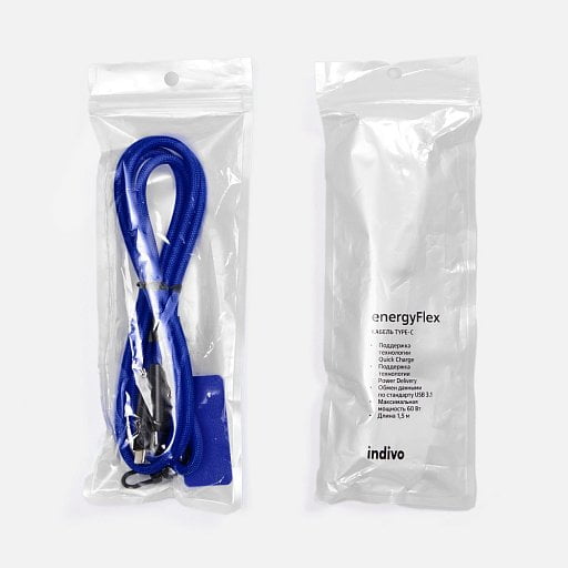 Кабель-ланьярд energyFlex Power Delivery 60 Вт