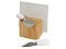 Набор для сыра Cheese Break: 2  ножа керамических на  деревянной подставке, керамическая доска