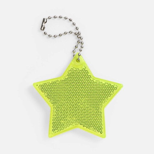 Пешеходный светоотражатель с цепочкой Звезда