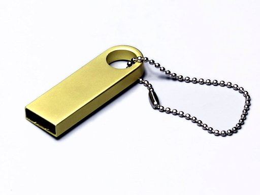 USB 2.0-флешка с мини чипом и круглым отверстием